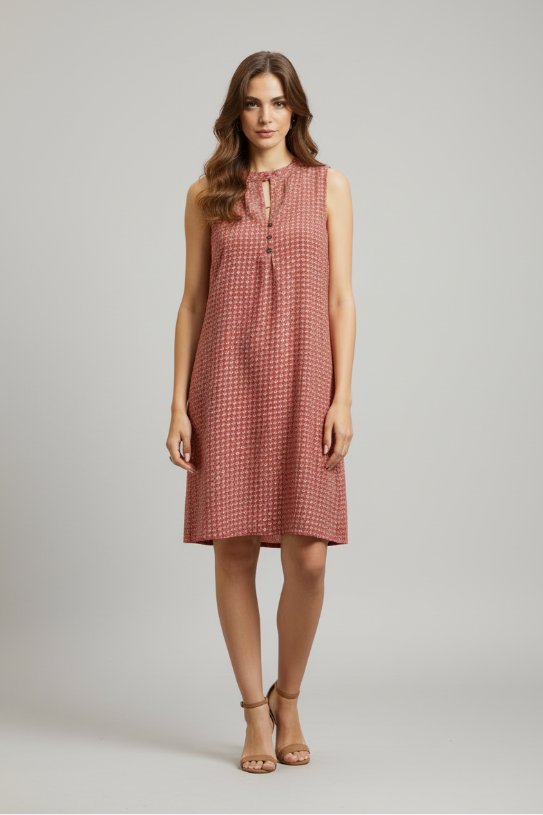 שמלת בוני קצרה טרקוטה