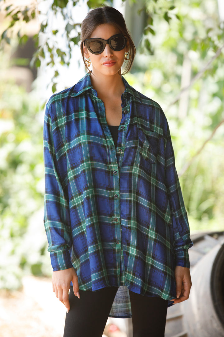 טוניקה כרמל כחולה