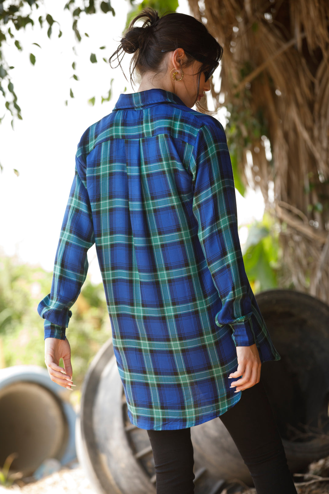 טוניקה כרמל כחולה