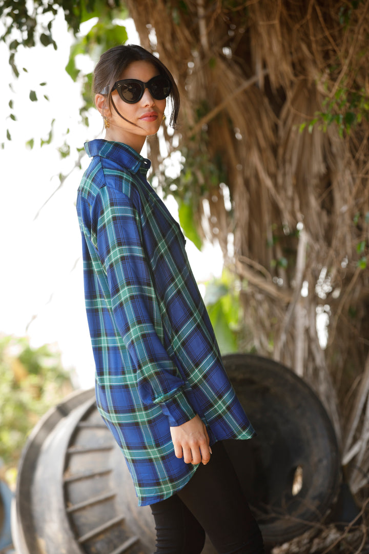 טוניקה כרמל כחולה