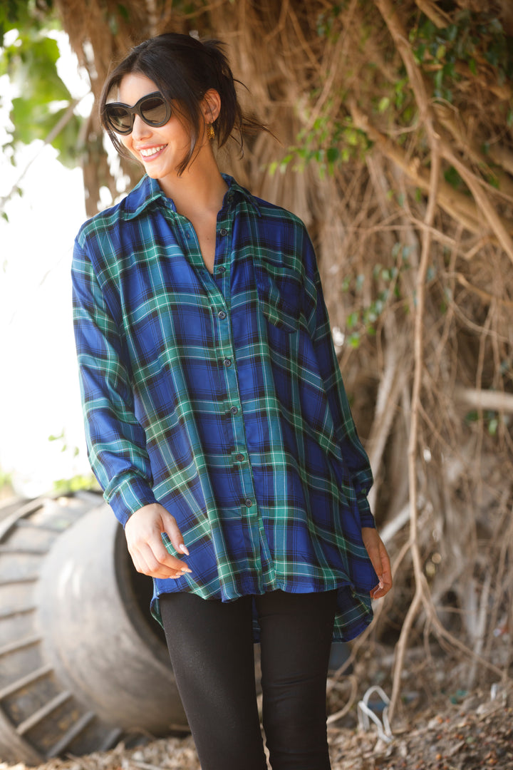 טוניקה כרמל כחולה