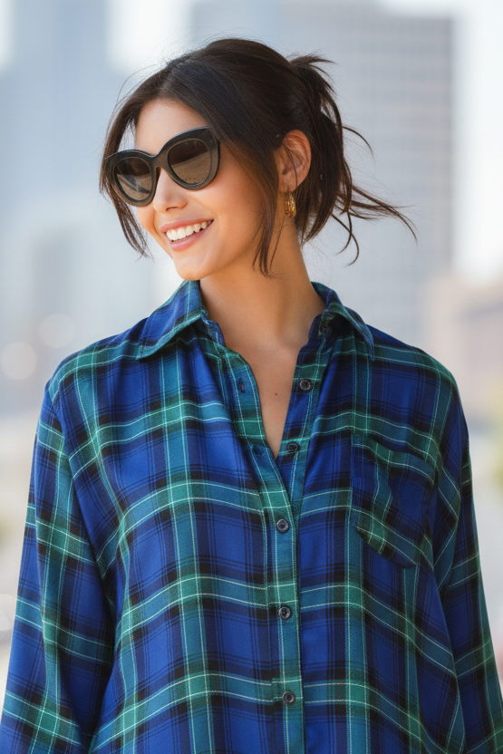 טוניקה כרמל כחולה