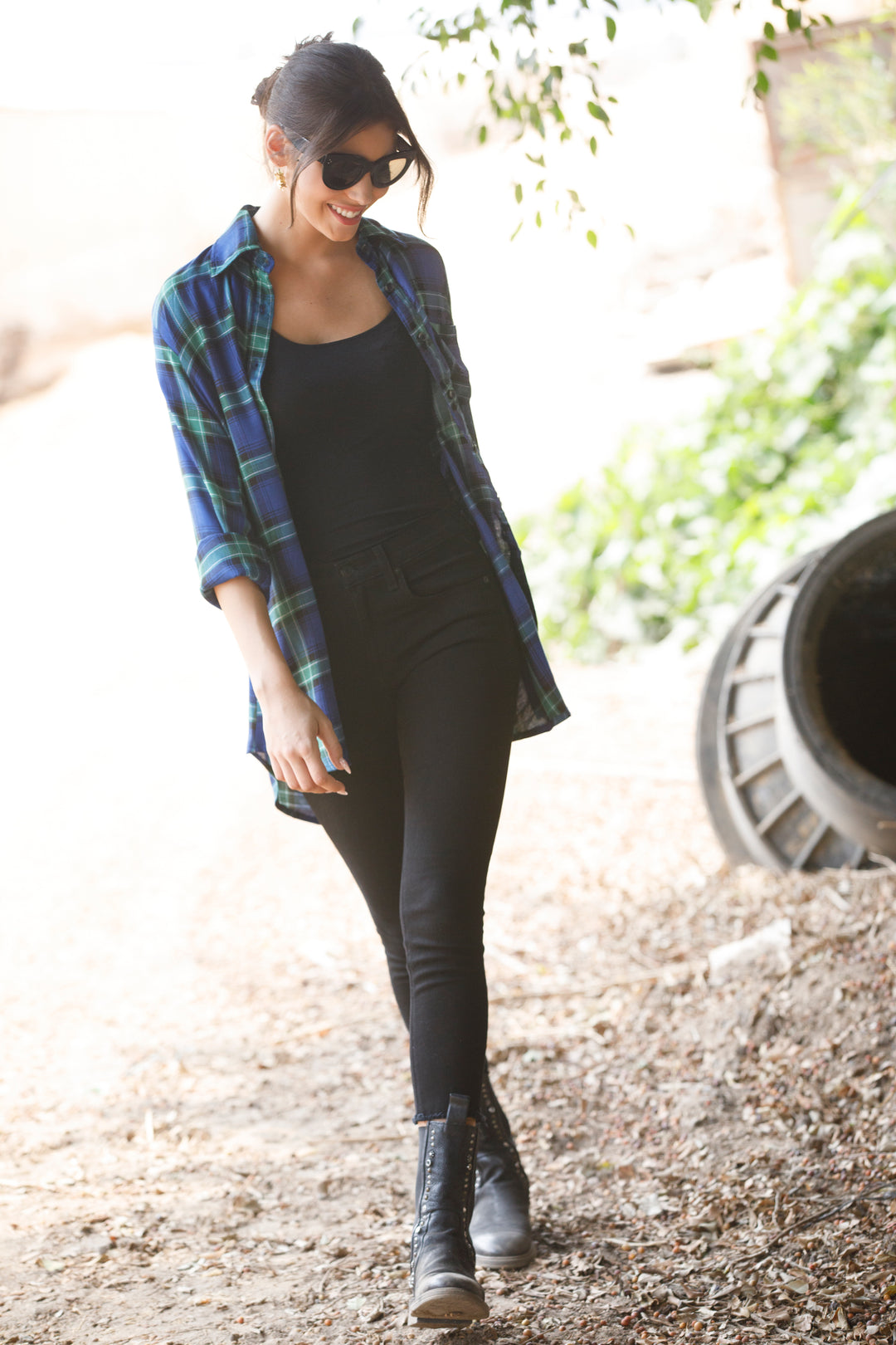 טוניקה כרמל כחולה