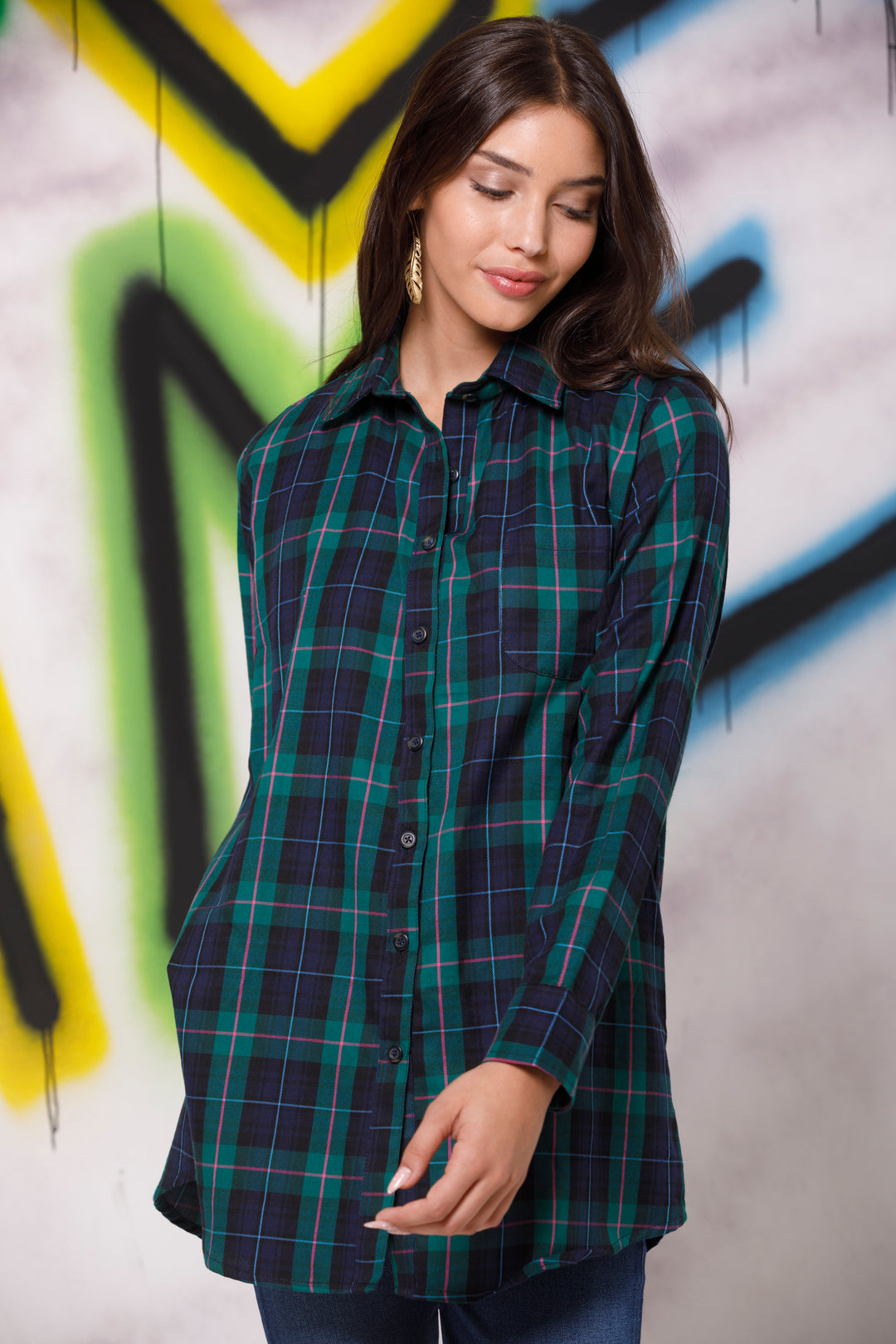 טוניקה כרמל ירוקה