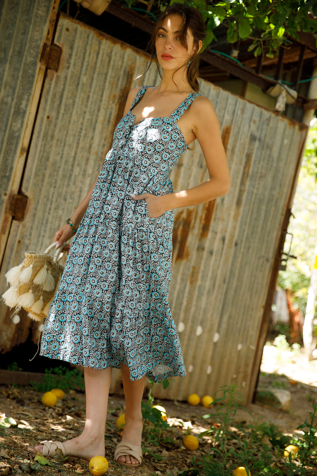 שמלת דניאלה טורקיז